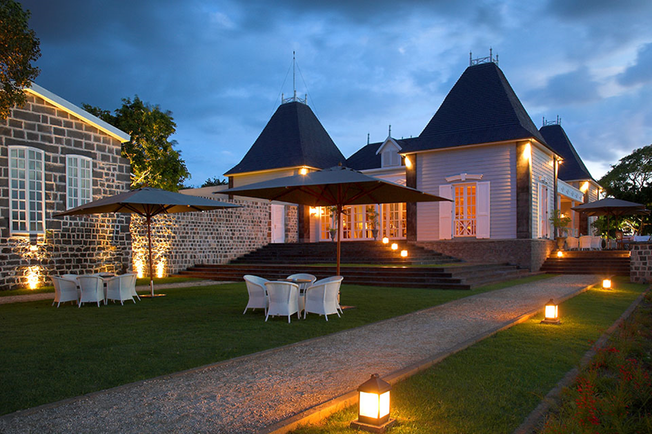 Abendessen im Château Mon Désir à Balaclava
