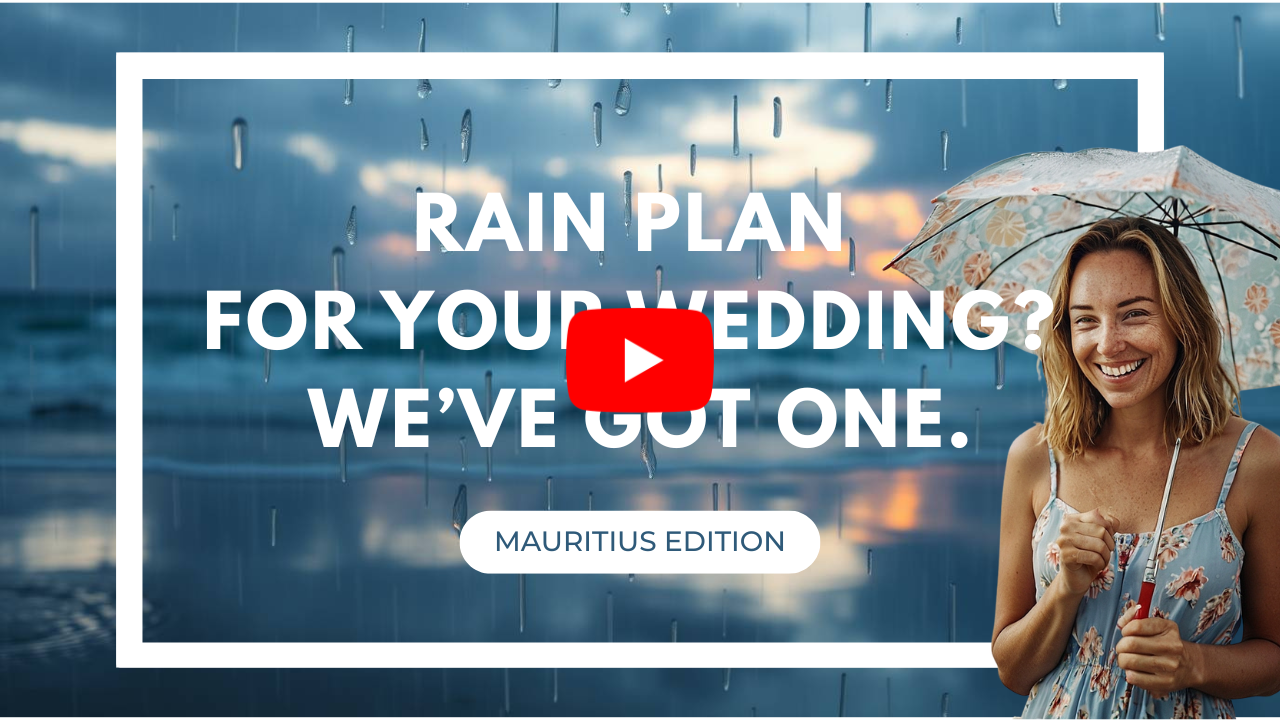 Rain on your wedding day