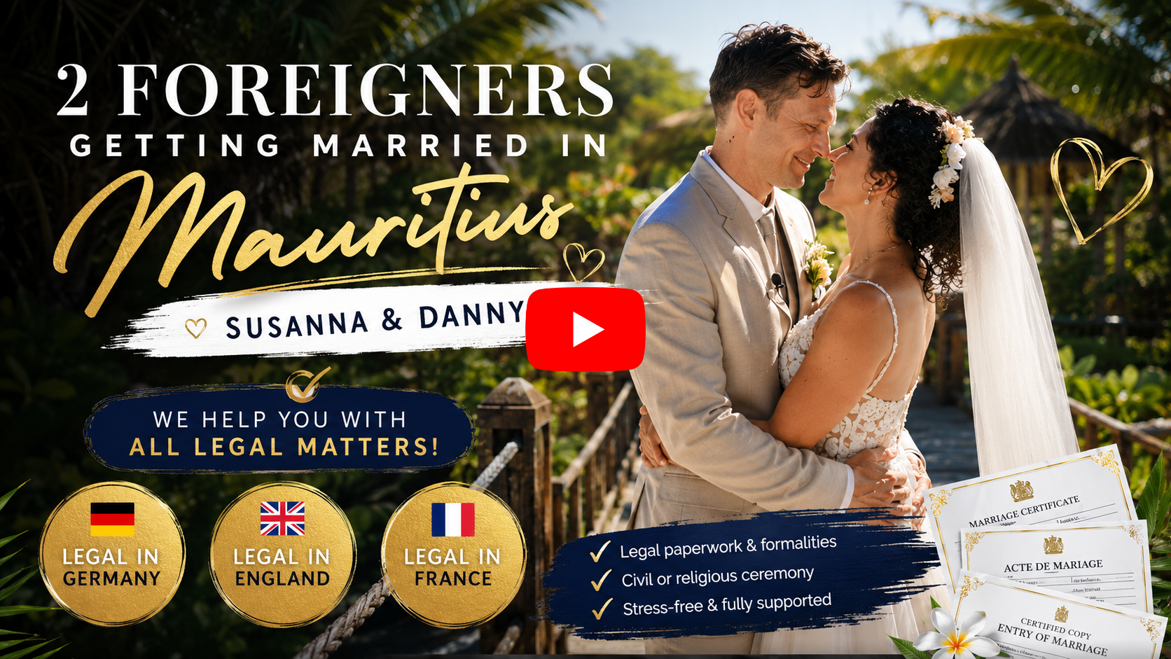 2 foreigners getting married
