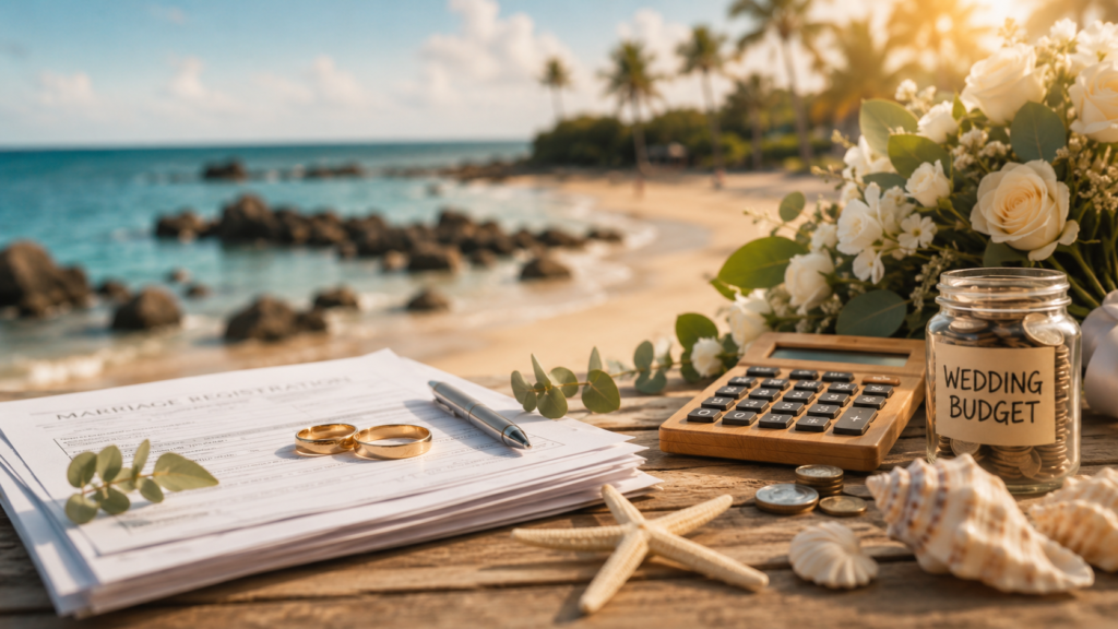 budget for beach wedding