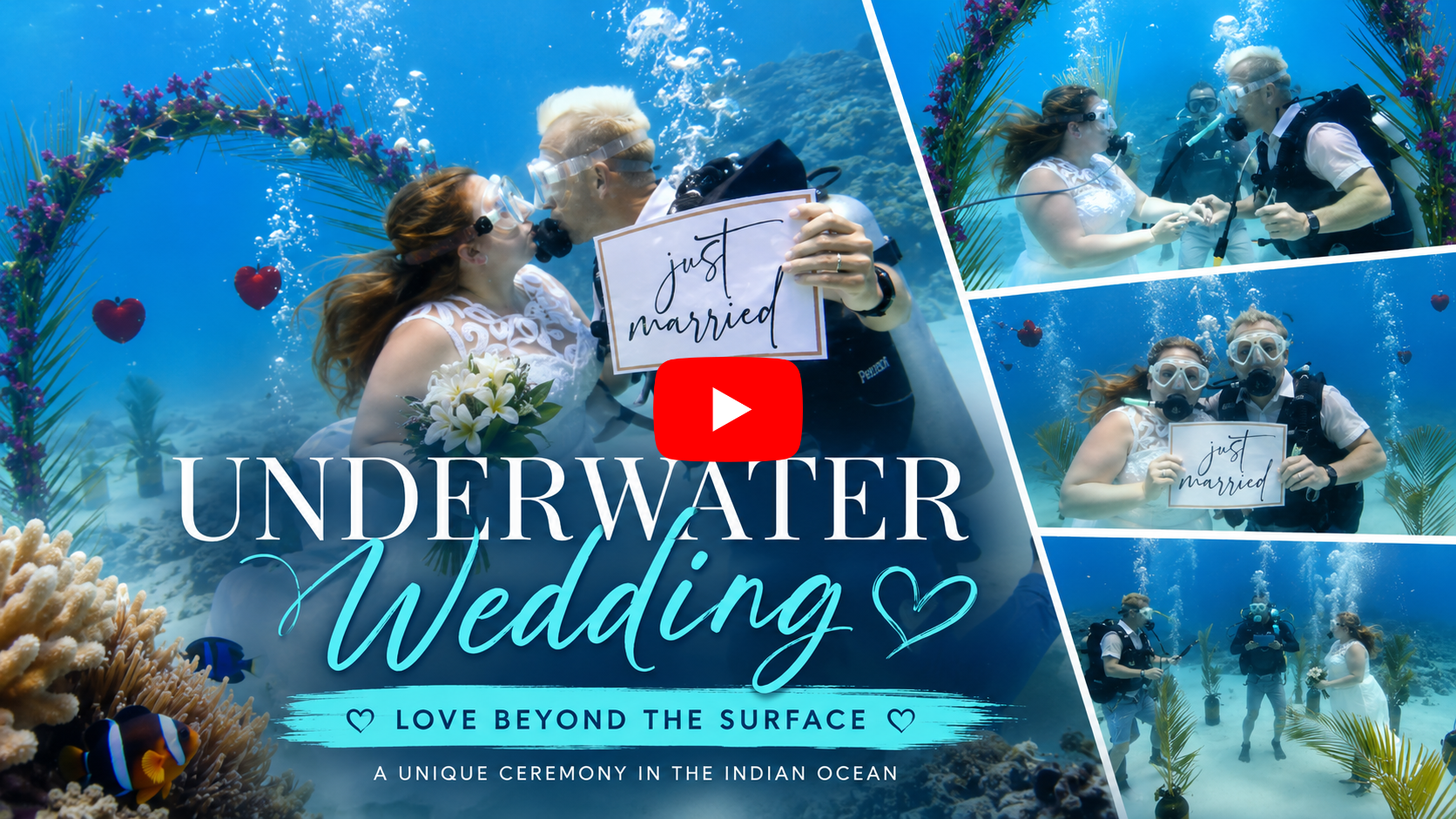 underwater wedding