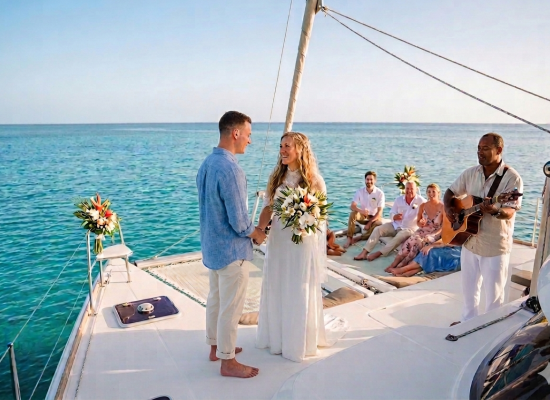catamaran wedding