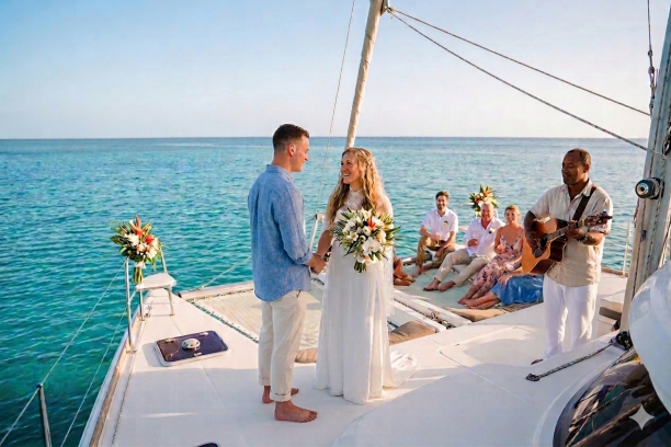 catamaran wedding
