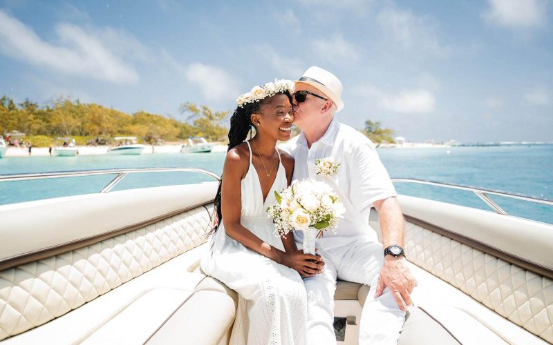 wedding on an island